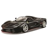Bburago 1/24 フェラーリ ラフェラーリ アペルタ ブラック ／ ミニカー ダイキャストカー 完成品 18-26022 BK [並行輸入品]
