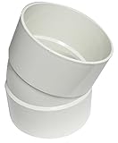 Canplas 414208BC PVC Sew 8 22-1/2Deg Elbow [並行輸入品]