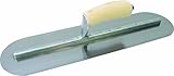 QLT By MARSHALLTOWN FTFR364 16-Inch by 4-Inch Fully Rounded Finishing Trowel with Wood Handle [並行輸入品