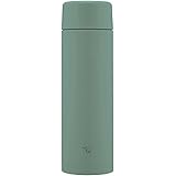 象印マホービン 水筒 シームレスせん 480ml スクリュー ステンレスマグ マットグリーン せんとパッキン一体化 お手入れ簡単 洗う点数2点のみ SM-ZB48-GM