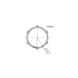 コンパネ詰栓 2000個 中 六角 茶 アラオ