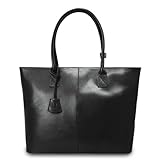 UYBAG 【トートシリーズの最上位モデル】 トートバッグ メンズ ビジネスバッグ 大容量 鞄 皮 革 uy23 (01.ブラック)