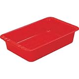 ＴＲＵＳＣＯ　鉄製パーツＢＯＸ色付内寸５２０×３３５×１１５赤 K-2R(ﾚｯﾄﾞ)(P)