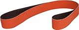3M Cloth Belt 977F, Ceramic Grain, Wet/Dry, 2 Width x 72 Length, 80 Grit, Orange (Pack of 50) by 3M