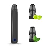 HECCO 互換スターターキット model 3 ベイプ3 モデル3 リキッド カートリッジ 2個付き ノンニコチン・タール・色素0 マスカット メンソール 電子たばこセット 予備バッテリー M25B