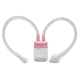 Wowly Baby Nasal Aspirator - Best Infant Nose Cleaner & Snot Sucker - Pink by Wowly