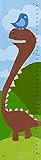 Green Leaf Art Growth Chart, Brown Dino [並行輸入品]