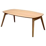 快適ホームズ センターテーブル ノチェロ 幅90cm 棚なし ナチュラル 折りたたみ 11753