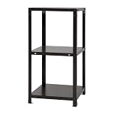 スチールラックのキタジマ スマートラック NSTR-327 幅45×奥行45×高さ90cm 3段 ブラック 40kg/段