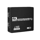 C.CURTING 4K@60Hz HDMI キャプチャーボード 4K録画対応キャプチャーユニット YUY2フォーマットをサポート USB3.0 60FPS ゲームキャプチャー ビデオ フルHD ビデオキャプチャー 内蔵 ゲーム実況生配信、会議、ライブビデオ配信、画面共有