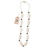 Fox and Finn 'Sophia' Silicone Teething Necklace for Babies | Safety Knotted Silk Rope | Does Not Pu