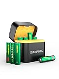 sanpima 単3形充電式リチウム電池8本 1.5V 大容量（3000mWh 2000mAh 約1600回循環使用可能） 自然放電抑制