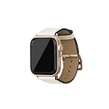 [BONAVENTURA] ボナベンチュラ AppleWatch用 レザーバンド(アダプター:ゴールド) ノブレッサ 【38mm/40mm/41mm/42mm, M/Lサイズ】 ([ホワイト ] N40LRG-WH