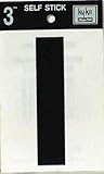 hy-ko 30419 3 "ブラックビニールself-stick Letter I