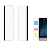 LKCCTK メッセージボード 2個 アクリル 透明ボード ファッション 多機能 貼り付けボード メモスタンド 伝言板 コンピューター画面用 左右側用