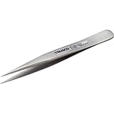 トラスコ中山:TRUSCO 高精度ステンレス製ピンセット 110mm 非磁性 先細小型 TSP-73 型式:TSP-73