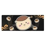 大型マウスパッド ちいいかわいい くりまんじゅう 80x30cm ゴムパッド ゲーミングマウスパッド 大型 ワイヤレスマウスパッド パソコン用 周辺機器 洗える