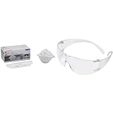 3M Vフレックス 防じんマスク 9105J-DS2 レギュラーサイズ 20枚 & 保護めがね