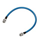【rfstreet】SDI ケーブル BNC ケーブル 75 オームSDI同軸ケーブル3G/6G/12G ケーブル 30CM (Belden 1694A 青色 1本) HD-SDI/3G-SDI/4K/8K 動画セキュリティカメラに適用