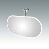 信栄物産 防犯ミラー室内用　ﾌﾚｷｼﾌﾞﾙ 小判　305×605　枠：白 ＃KA-600W