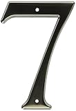 Baldwin 90677.150.CD 4.75-Inch House Number-7 Satin Nickel [並行輸入品]