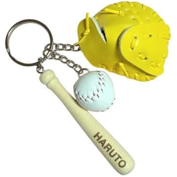 Amazon.co.jp: [23D FACTORY] 野球 お守り 野球部 部活 キーホルダーS