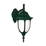 Transglobe Lighting 4048 VG Outdoor Wall Light with Opal Glass Shade, Verde Green Finished [並行輸入品]
