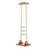 LVZAIXI アメリカのソリッドウッドコートラックベッドルーム多機能フロアハンガーリビングルームストレージ衣類棚