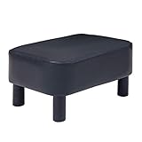 IBUYKE オットマン 脚置き 高反発 プチスツール リビング・玄関・寝室適用 椅子 耐荷重80kg 脚付き 滑り止め スクエア ブラウン RF-BD210