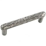 MNG Hardware 15421 3-Inch C/C 3 1/4-Inch Overall Vine Tube Pull, Satin Antique Nickel by MNG Hardwar