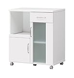 白井産業 【SHIRAI】 アルマリオ キッチンワゴン ホワイト ARM-8575SL WH