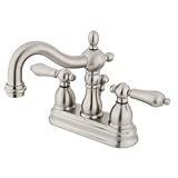 Elements of Design EB1606AL New Orleans 4" Centerset Lavatory Faucet with Retail Pop-Up, 4-3/4" in S