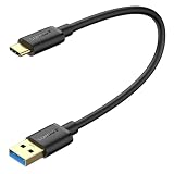 SUNGUY USB Type C 0.1M USB-A to USB-C 18W急速充電 10Gbps高速データ転送 USB3.1 Gen2 Android Auto対応 タイプc 充電ケーブル Galaxy/MacBook/iPad Pro&Air/Xperiaそのなどのタイプc機種に対応 10CM-黒