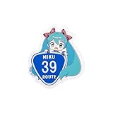 初音ミク マグネットステッカー (ROUTE39ver.) デフォルメ風 車 マグネット