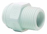 John Guest Speedfit PP010823W 1/4OD by 3/8NPTF Male Connector, 10-Pack [並行輸入品]