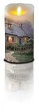 Kinkade Cottage Candle 7in B/O (Thomas Kinkade)