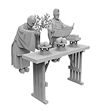 トリファクトリー 1/64 ミリタリーフィギュアシリーズ 日本の神事 修祓式 お祓いをする神主 レジンキット MF-27B 成型色