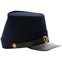 Civil War Wool Lined Kepi Hat : Amazon 