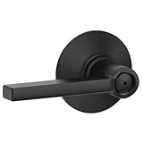 Schlage F40 V LAT 622 Latitude Privacy Lock Lever, Matte Black [並行輸入品]