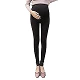 Zhhlinyuan Denim Thicken Plus Velvet Maternity Trousers Pregnancy パンツ Leggings Winter
