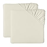 bkb Bassinet Sheet Poly/Cotton, Ecru, 15 x 30 by bkb