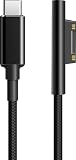 Surface 充電ケーブル 充電器 Type-C ナイロン編み 15V/4A 100W PD出力をサポート(45W未満の電源やモバイル電源には対応していません) 180MM [YAJOJO] Surface Pro7/Pro6/Pro5/Pro4/Por3/Laptop3/2/1/Book2/Book1/Go 対応 充電アダプター 充電保護