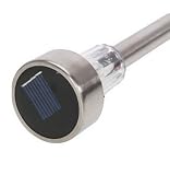 SoLed 5 PcsOutdoor Garden Solar Power Landscape Path Lights - Stainless Steel [並行輸入品]