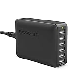 USB充電器 60W 6ポート搭載 USB コンセント 急速 iPhone/iPad/Android 等対応 PSE認証 PC028 ブラッ