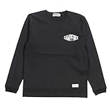 [CAMPFREE] [キャンプフリー] 長袖Tシャツ ワンポイント ロングスリーブTシャツ [ 綿 コットン 長袖 ロンt ] 10270 JM（120～130） C.ブラック