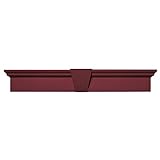 Buildersエッジ060010637078 37 5 / 8 " x 6 "フラットパネルウィンドウヘッダー078、Wineberry