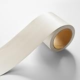 壁紙屋本舗 粘着シート リメイクシート 巾 10cm × 10m ウッド 木目柄 ホワイトウッド 白木目 窓枠 襖の枠 巾木を簡単アレンジ
