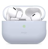 【elago】 AirPods Pro2 対応 ケース 耐衝撃 薄型 ソフト シリコン カバー Lightning USB-C ワイヤレス充電 MagSafe 対応 [ Apple AirPods Pro 2 アップル エアポッツプロ2 第2世代 対応 ] ORIGINAL BASIC ライトブルー
