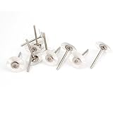 uxcell 研磨ホイール 研磨パッド 研磨ツール ポリッシャー用 10個入り ホワイト シルバートーン