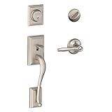 Addison Single円柱Handleset and Birminghamレバー、サテンニッケル(f60追加619 BIR)
